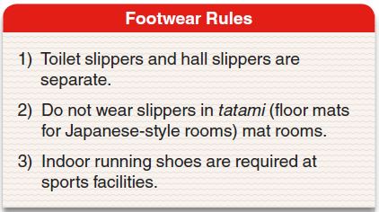 Footwear Rules in Japan