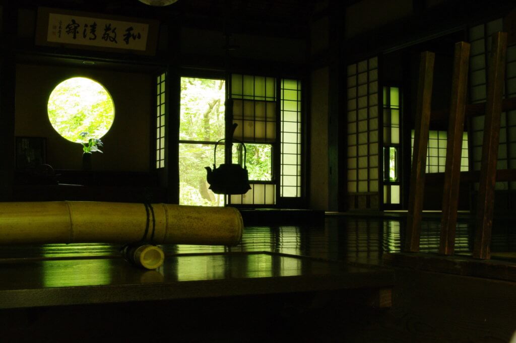 Japanese dining room of olden times