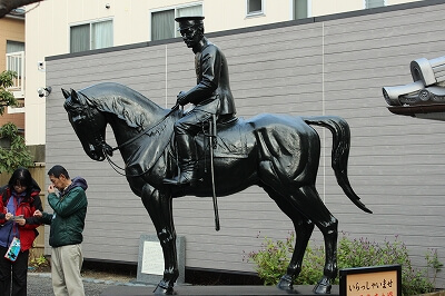 Statue of Yoshifuru Akiyama (1859-1930) in Matsuyama City