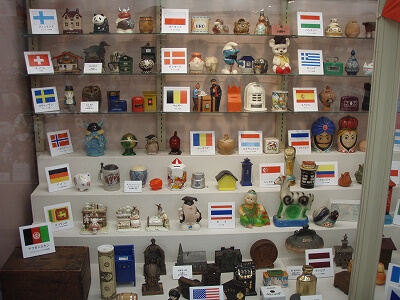 Coin banks from around the world