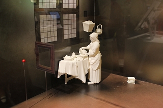 A 3D miniature of the painting created by 3D printer