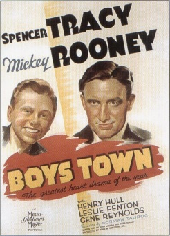 『Boys Town』の映画ポスター。アカデミー賞も二部門で受賞した。