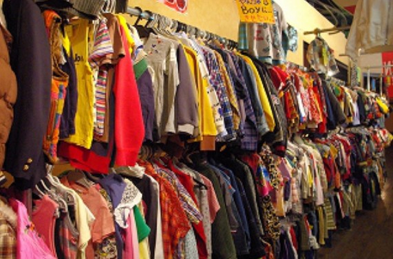 Clothes for small children are especially popular.