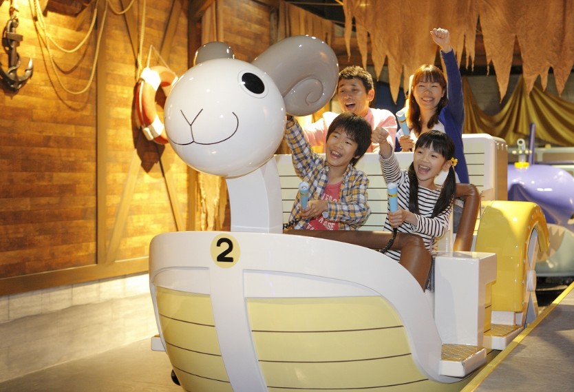 One Piece ride attraction in Tokyo