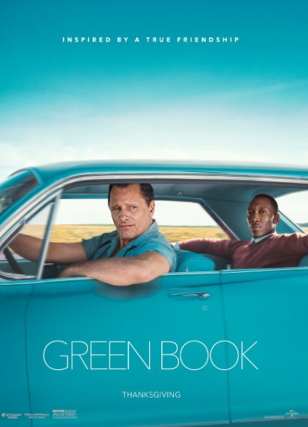 "Green Book" depicting the friendship between a white man and a black man