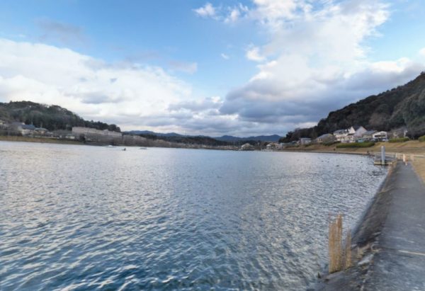 Seta River near Lake Biwa